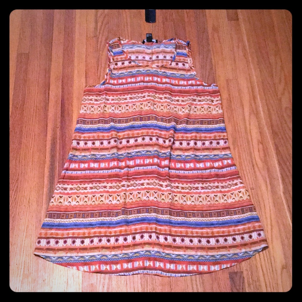 NWT Forever 21 Tribal Print Dress Size Small